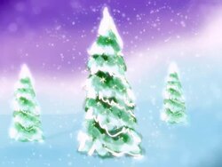 Winter scene Stock Footage