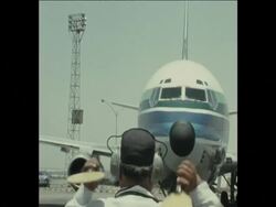 SYND 29-5-74 PRINCE AZIZ OF SAUDI ARABIA ARRIVES TO CAIRO ON OFFICIAL VISIT News Clip