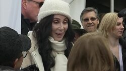 Singer Cher At Women's March on Washington D.C. News Clip