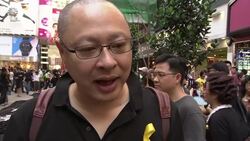 Protest against Chinese decision which rules out open nominations for 2017 elections News Clip