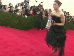 Guest - 'Charles James: Beyond Fashion' Costume Institute Gala - Arrivals Stock Footage