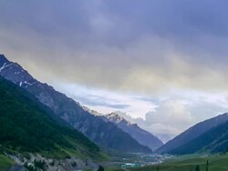 Cloudy Sunset Time Lapse Stock Footage