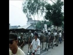 SYND 24-9-71 BUDDHIST PROTEST COMMENT News Clip