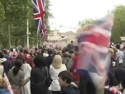 ATMOSPHERE: BBC Concert Diamond Jubilee at Buckingham Palace on June 04, 2012 in London, England (Footage by WireImage Video/Getty Images) Stock Footage