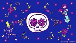 Alphabet in Spanish da de los muertos edition - Da de los muertos alfabeto remix Instructional Video