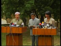 US secretary of state in northern Iraq News Clip