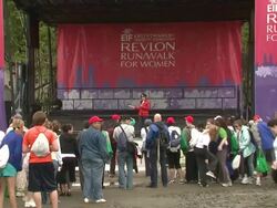 12th Annual EIF Revlon Run/Walk for Women in New York City Stock Footage