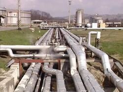 Pipes and reservoirs Stock Footage