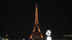 CLEAN : Eiffel Tower switches off for Earth Hour News Clip