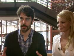 INTERVIEW Eduardo Noriega and Belen Rueda on audiences reaction at the screening in Berlin at the El Mal Ajeno (For the Good of Others) Interviews: 60th Berlin film festival at Berlin . (Footage by WireImage Video/GettyImages) Stock Footage