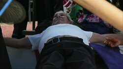 Former workers at Paraguay's Itaipu hydroelectric dam nailed themselves to crosses in front of the Brazilian embassy in Asuncion on Tuesday, as part of a protest to demand compensation benefits. (Dec. 30) News Clip