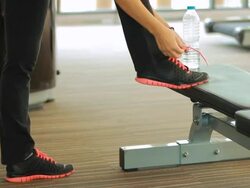 Tying sneekers Stock Footage