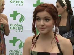 INTERVIEW: Ariel Winter at Global Green USA Presents Its 16th Annual Millennium Awards  Stock Footage