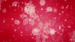 Christmas snowflakes loopable Stock Footage