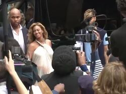 Beyonce Knowles at the Beyonce Debuts Her Newest Fragrance, Beyonce Pulse, at Macy's Herald Square Stock Footage