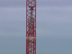 MS TD Shot of Crane to blade / Macarthur, Victoria, Australia Stock Footage