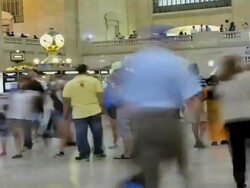 TIME LAPSE, Grand Hall of Grand Central Terminal Stock Footage