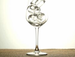 Ice in glass : HD Stock Footage