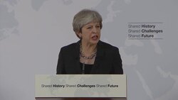 British PM May outlines Brexit plans in Florence speech Instructional Video