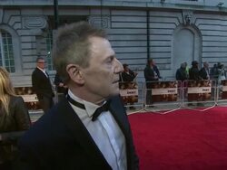 INTERVIEW: Jesper Christensen on his first impressions of the script, being on set, working with John Madden at the The Debt UK Premiere at London England. (Footage by WireImage Video/Getty Images Entertainment Video) Stock Footage