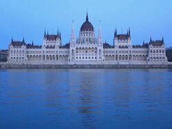 Budapest, Danube, Hungary Stock Footage