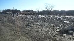 Armoured vehicle in snow in Debaltseve News Clip