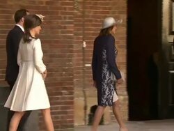 Prince George Alexander Louis of Cambridge Christened News Clip