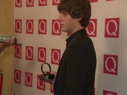 B-ROLL - Ellie Goulding, Chrissie Hynde, Jake Bugg, Tim Burgess, John Cooper Clarke, Foals, Biffy Clyro, Suede at Q Awards 2013 at The Grosvenor House Hotel on October 21, 2013 in London, England. Stock Footage