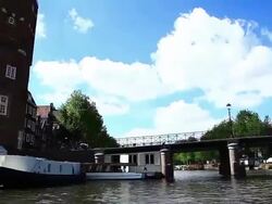 Amsterdam canals Stock Footage