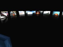 Digital panels rotating Stock Footage