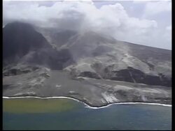 VOICED Volcano erupts, causing tens of thousands of dollars in damage News Clip