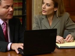 Lawyers Prepare for Trial - verE Stock Footage