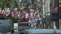 CLEAN : Turkey vto vote Sunday in critical test for Erdogan party News Clip