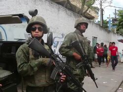 Voting Takes Place in Rio's Favela Communities Stock Footage