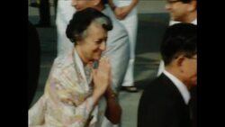 SYND 11 8 1982 INDIAN PRIME MINISTER INDIRA GANDHI ARRIVING TO TOKYO FOR A VISIT TO JAPAN Instructional Video