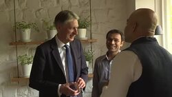 Chancellor Philip Hammond meets with young Indian entrepreneurs News Clip