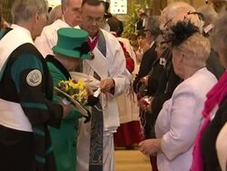 The Queen Giving Out Royal Maundy Money News Clip