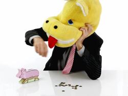 Hippo Businessman Stock Footage