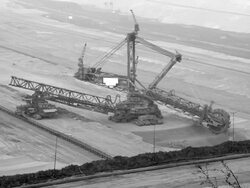 Bucket-wheel excavator Stock Footage