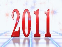 Happy New Year - 2011 Stock Footage