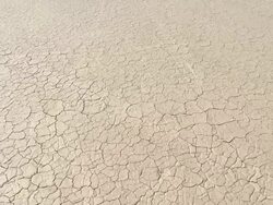 Salt pan landscape at el leoncito national park in argentina Stock Footage