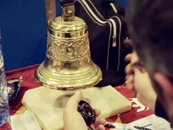 M/S Boxing bell  Stock Footage