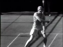 London - The 1934 tennis mode. News Clip