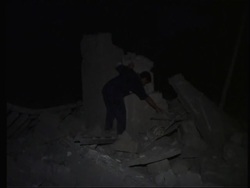 Aftermath of US airstrike, homes destroyed News Clip