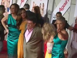 Sigourney Weaver, Odette Yustman, Andy Fickman, Betty White, Kristen Bell, Jamie Lee Curtis at the 'You Again' Premiere at Hollywood CA. (Footage by WireImage Video/GettyImages) Stock Footage