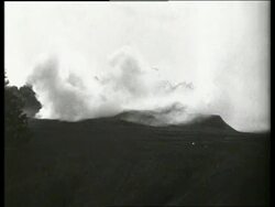 B/W smoke from 21Gun Salute / Civil War Veterans Reunion / Vicksburg, Mississippi / NO SOUND Stock Footage