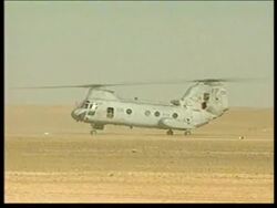 Marines fire againts credible threat in desert News Clip