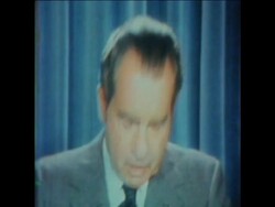 SYND 12-10-71 PRESIDENT NIXON ANNOUNCES VISIT TO MOSCOW NEXT YEAR News Clip