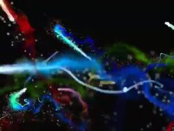 Sparkle Streaks Loop - Rainbow (HD 1080) Stock Footage