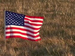 HD: American flag Stock Footage
